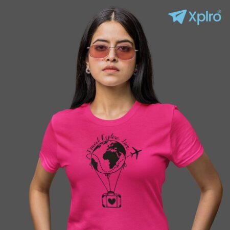 Travel Explore Live Women Classic Crew T-Shirt