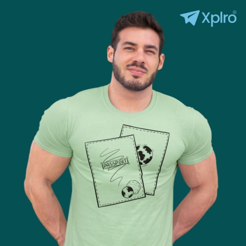 Travel Passport Men Classic Crew T-Shirt