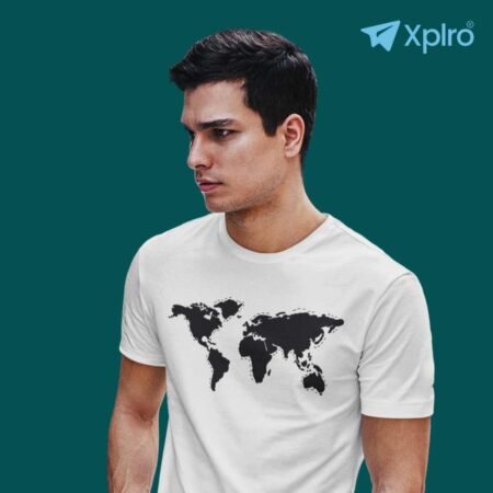 World Map Men Classic Crew T-Shirt
