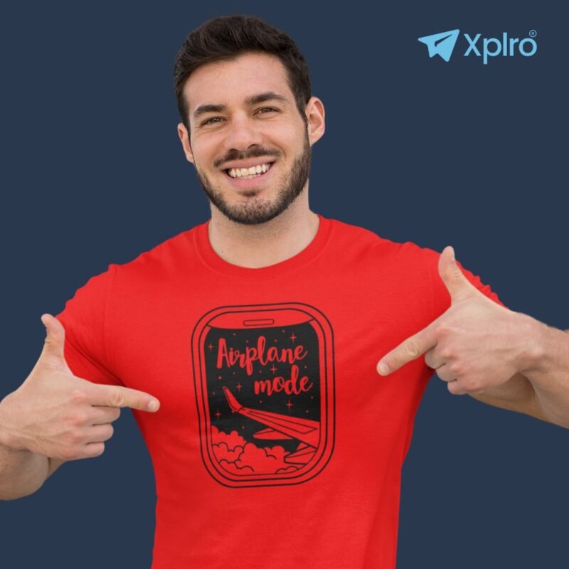 Airplane Mode Men Classic Crew T-Shirt (2)
