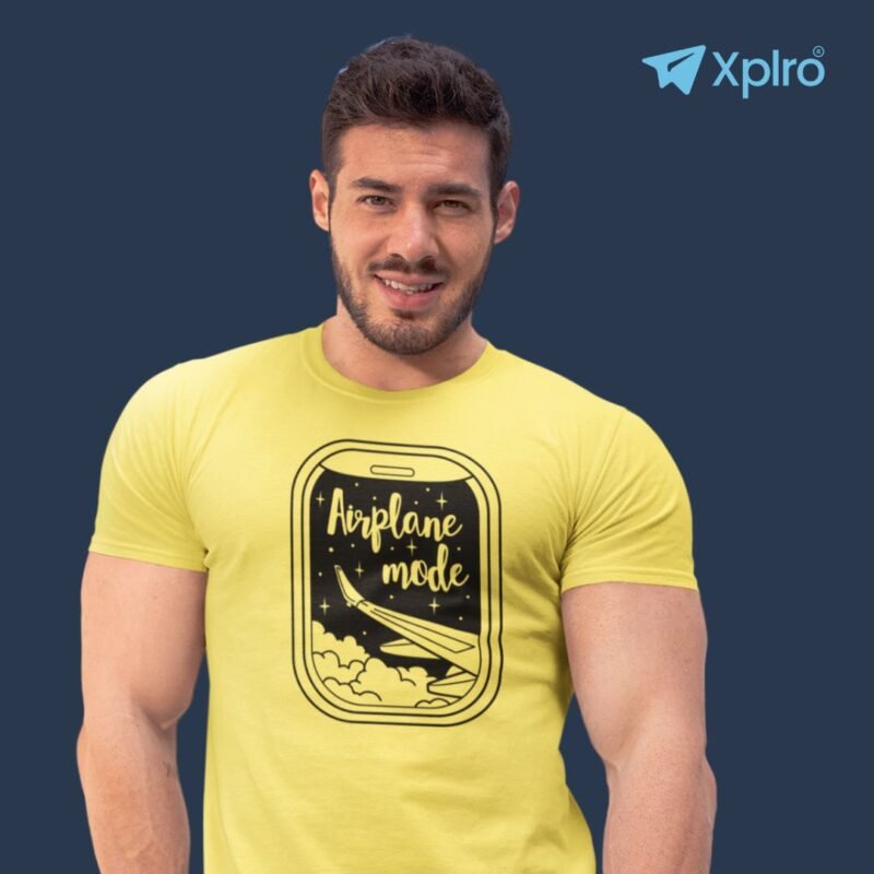 Airplane Mode Men Classic Crew T-Shirt (2)