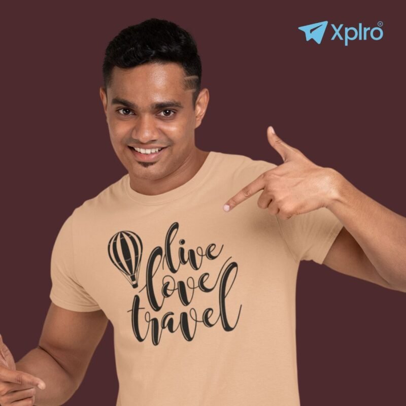 Live Love Travel Men Classic Crew T-Shirt