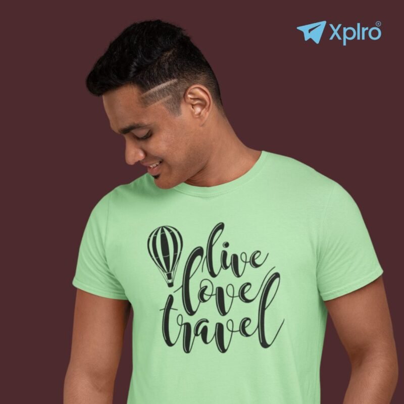 Live Love Travel Men Classic Crew T-Shirt