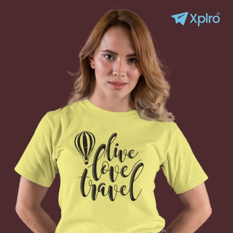 Live Love Travel Women Classic Crew T-Shirt