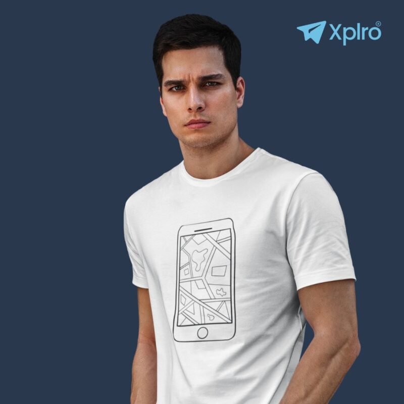 Mobile Map Men Classic Crew T-Shirt