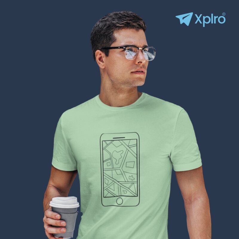 Mobile Map Men Classic Crew T-Shirt