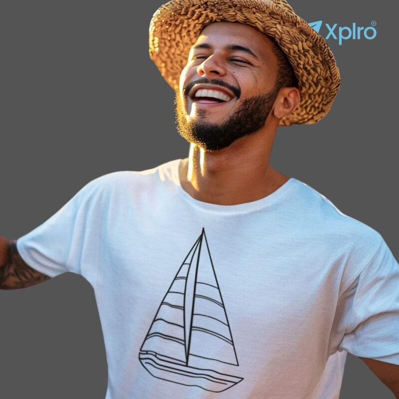 Sailboat Men Classic Crew T-Shirt