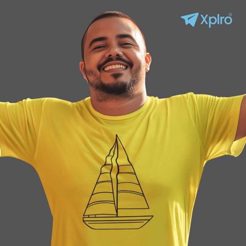 Sailboat Men Classic Crew T-Shirt