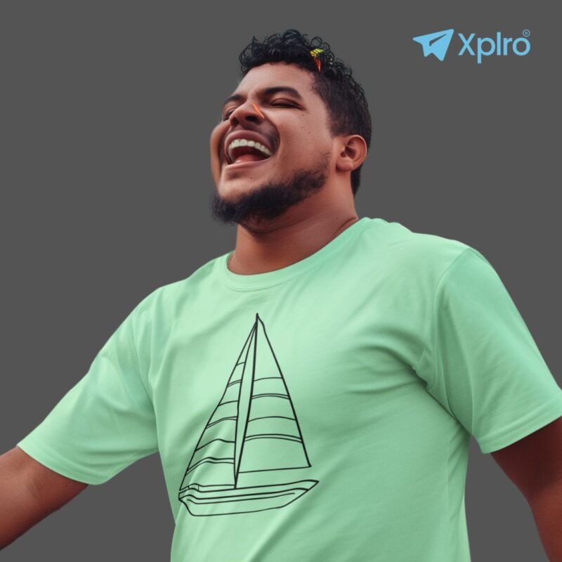 Sailboat Men Classic Crew T-Shirt