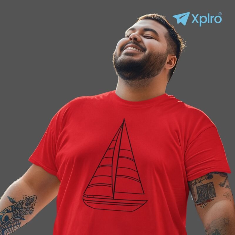 Sailboat Men Classic Crew T-Shirt