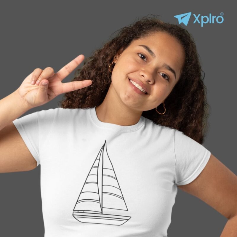 Sailboat Women Classic Crew T-Shirt