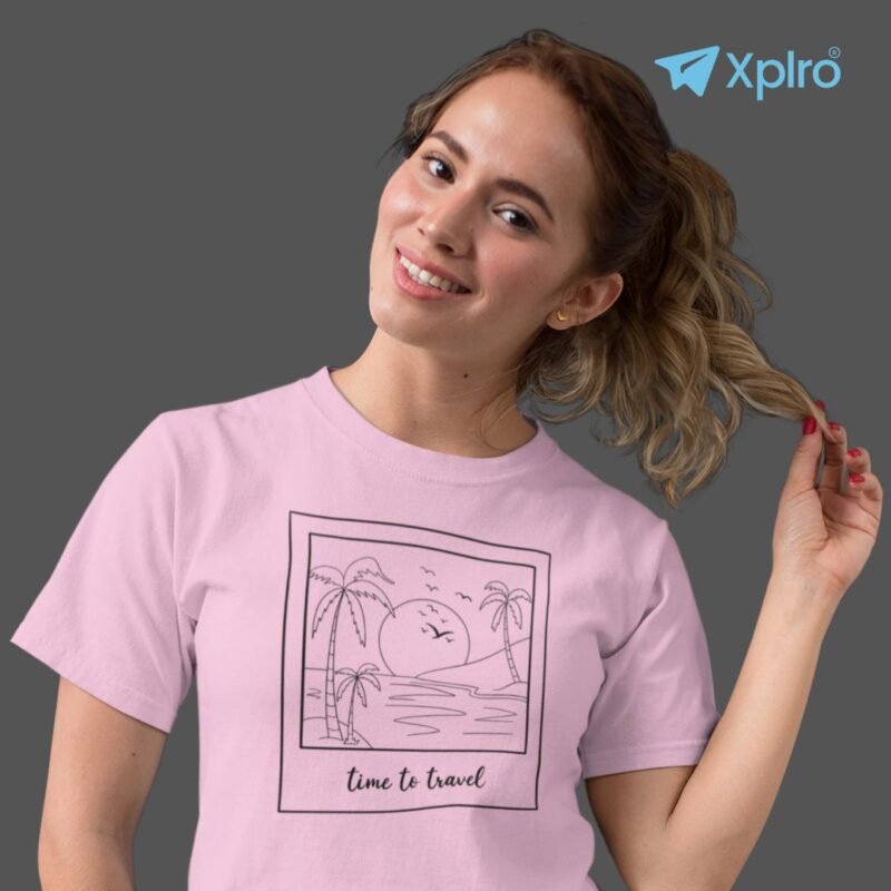 Time To Travel – Women Classic Crew T-Shirt