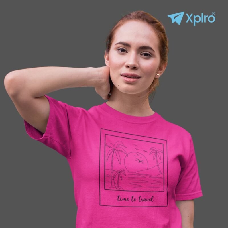 Time To Travel – Women Classic Crew T-Shirt