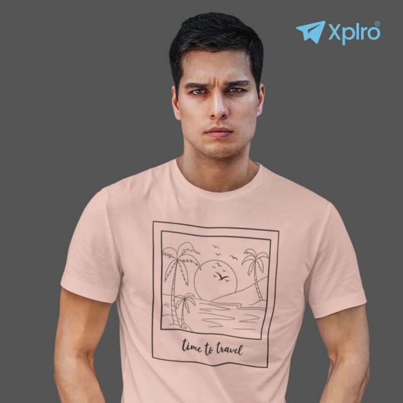 Time To Travel – Men’s Classic Crew T-Shirt