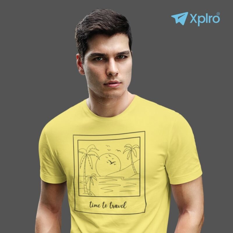 Time To Travel – Men’s Classic Crew T-Shirt