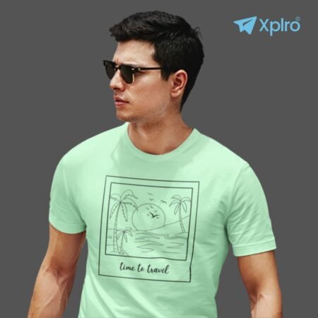 Time To Travel – Men’s Classic Crew T-Shirt