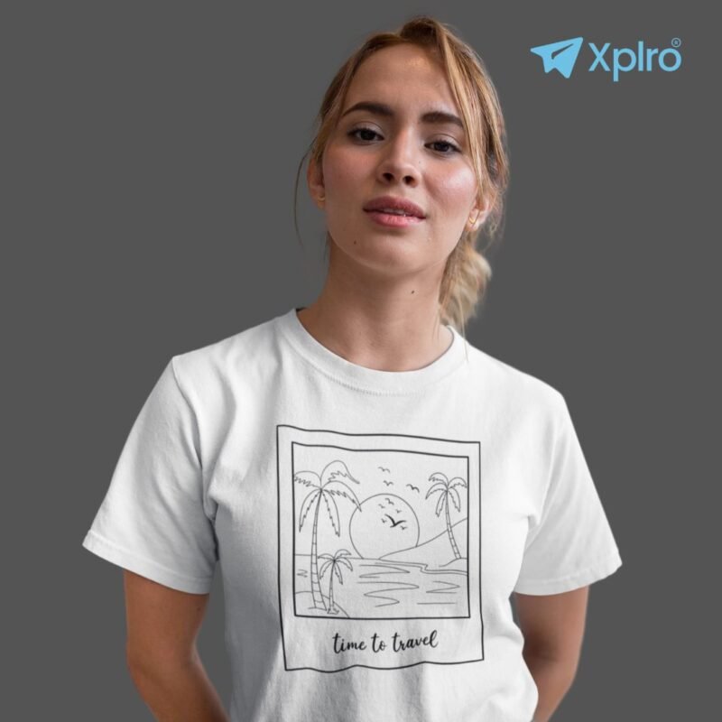 Time To Travel – Women Classic Crew T-Shirt