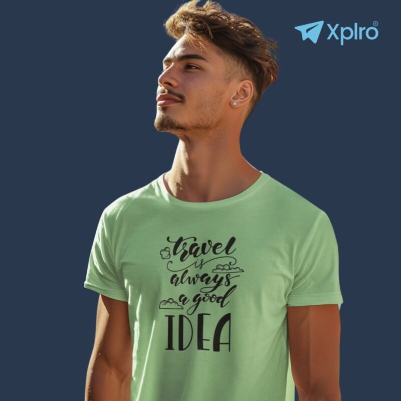 Travel Is Always A Good Idea Men’s Classic Crew T-Shirt