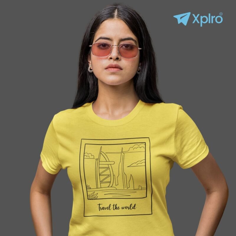 Travel The World II – Women Classic Crew T-Shirt