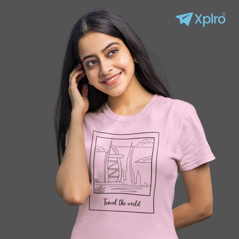 Travel The World II – Women Classic Crew T-Shirt