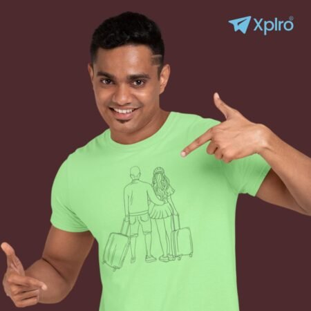 Travel couples Classic crew T-Shirt (2)
