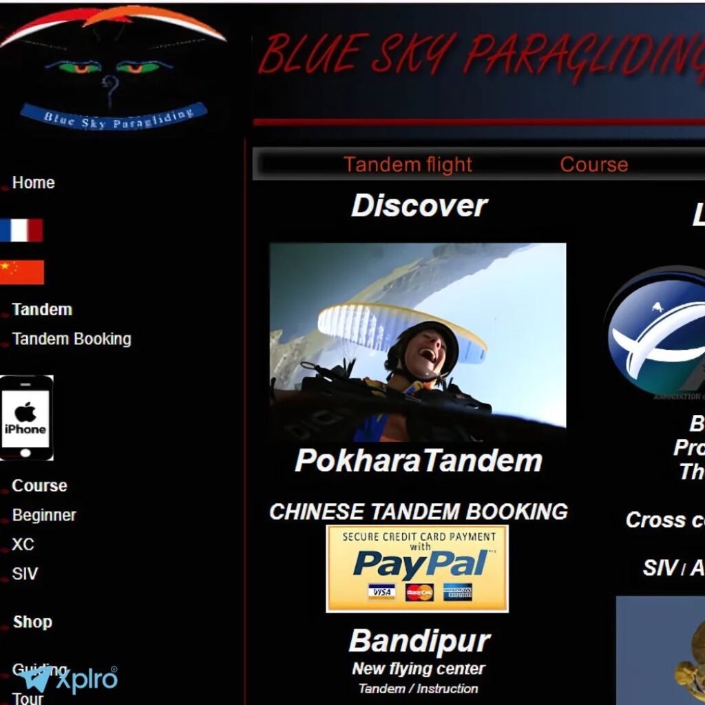 Blue Sky Paragliding, Xplro