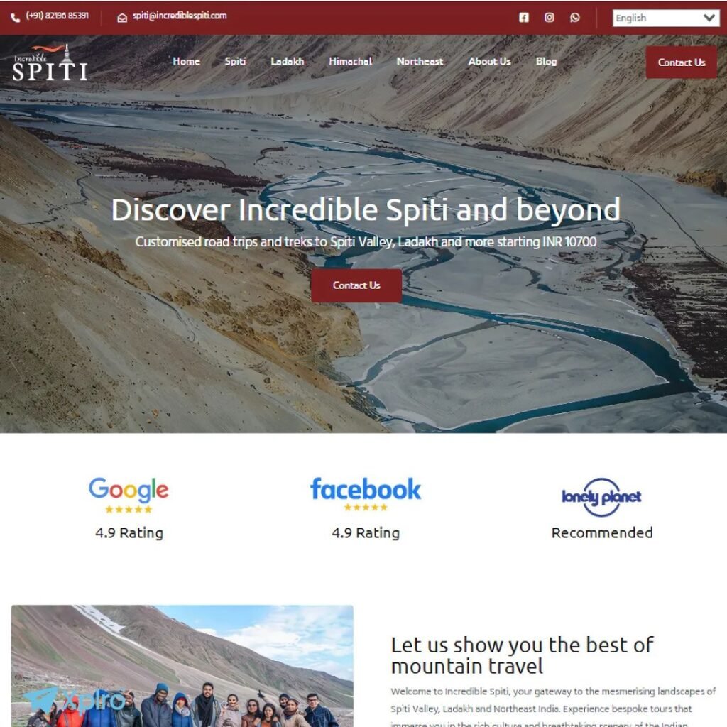 Incredible Spiti (Kaza), Xplro
