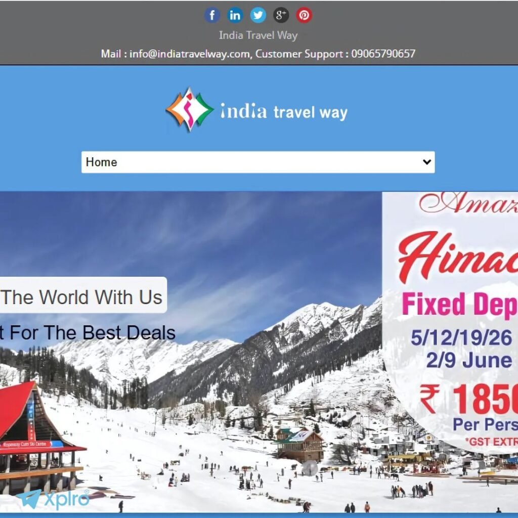 India Travel Way (Shimla & Chandigarh), Xplro