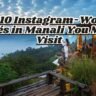 Top 10 Instagram-Worthy Cafés in Manali You Must Visit