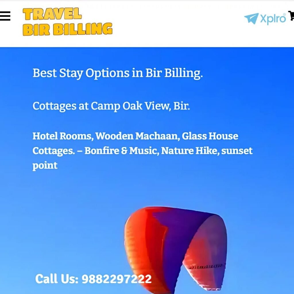 Travel Bir Billing (TBB Adventures), Xplro