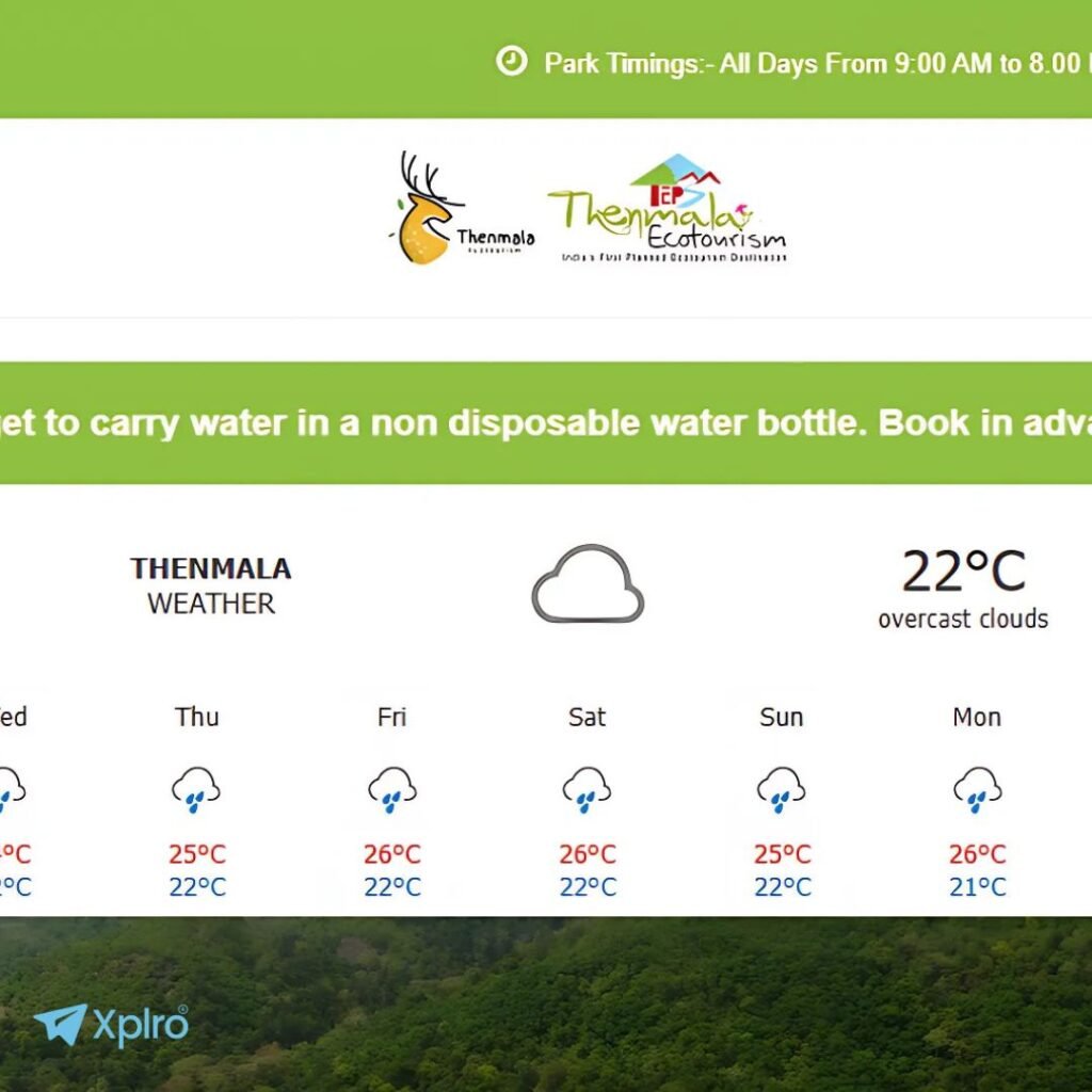 Thenmala Ecotourism Promotion Society, Xplro, Kerala Eco-Tourism Operators Review