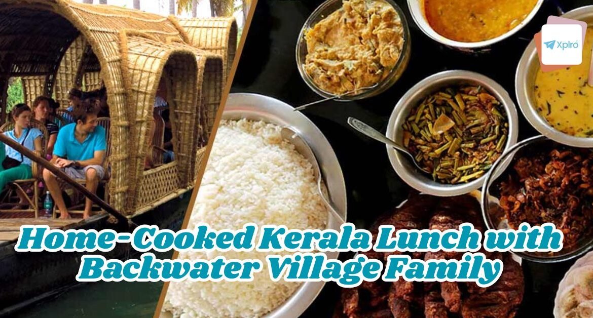 Home Cooked Kerala Lunch with Backwater Village Family