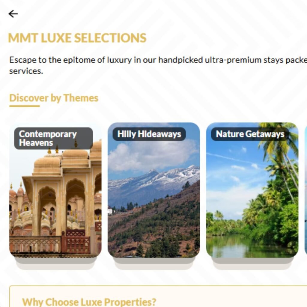 MakeMyTrip Luxury Division, Xplro