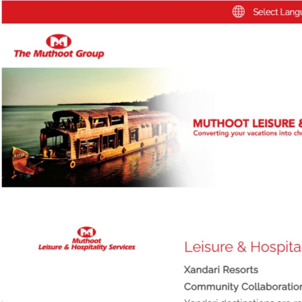 Muthoot Backwater Cruises travel agency, Xplro
