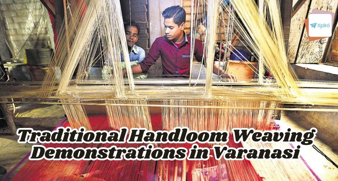 Traditional Handloom Weaving Demonstrations in Varanasi