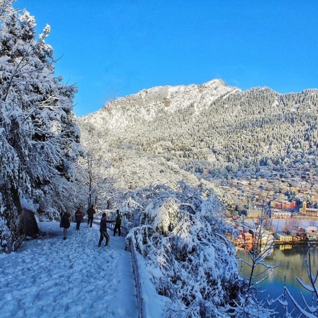 Nainital – Snowfall by the Lake